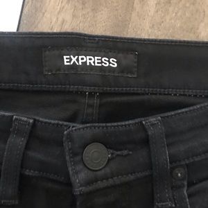 Express skinny dark jeans